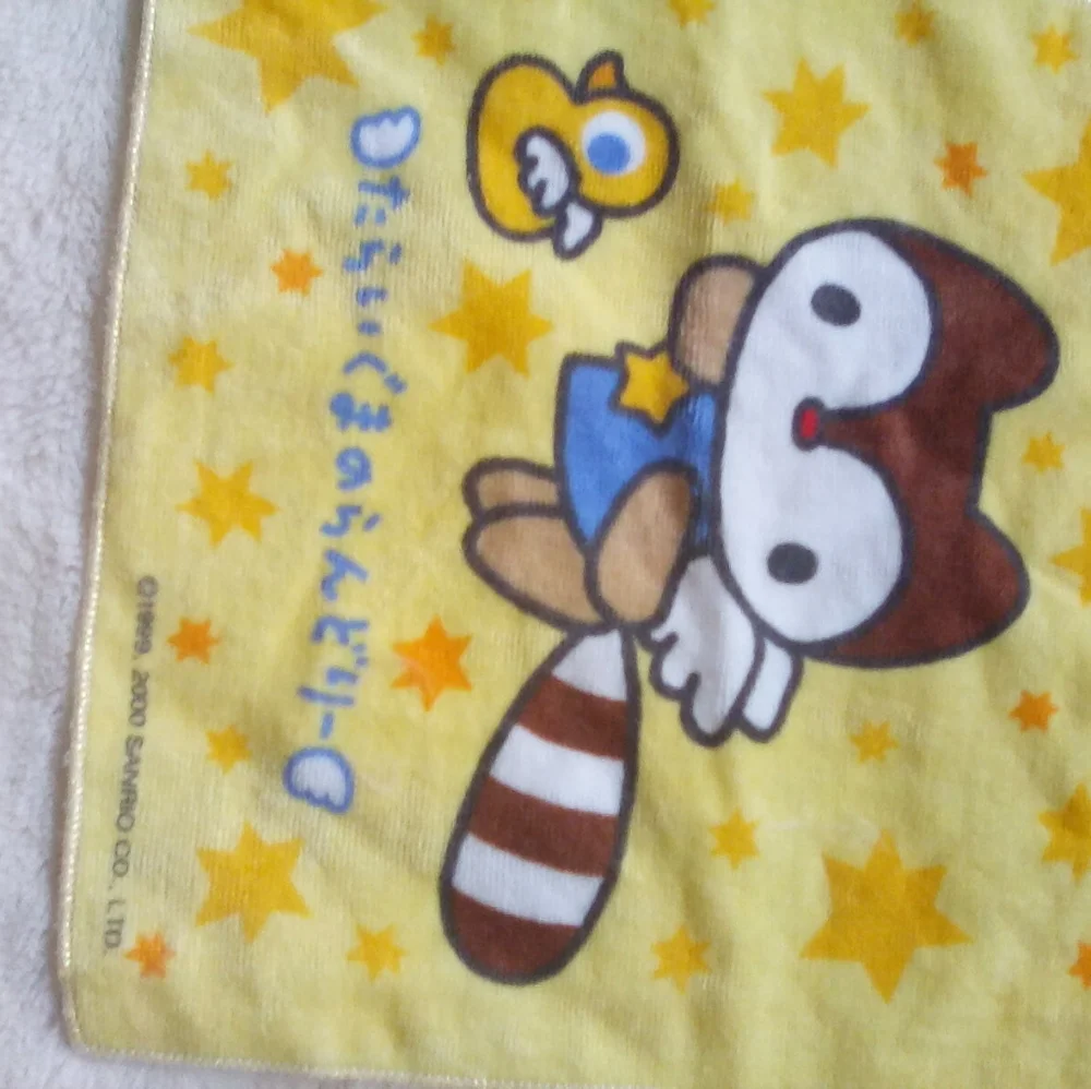 NEW! (unused Y2K) Sanrio From Japan Landry Raccoon (Hello Kitty Friend)